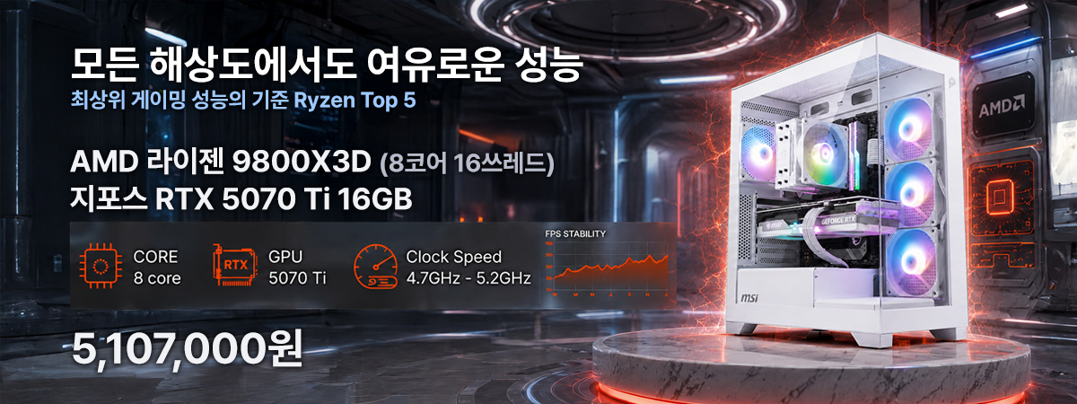 9800X3D/RTX5070Ti PG4